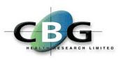 CBG Health Research Logo